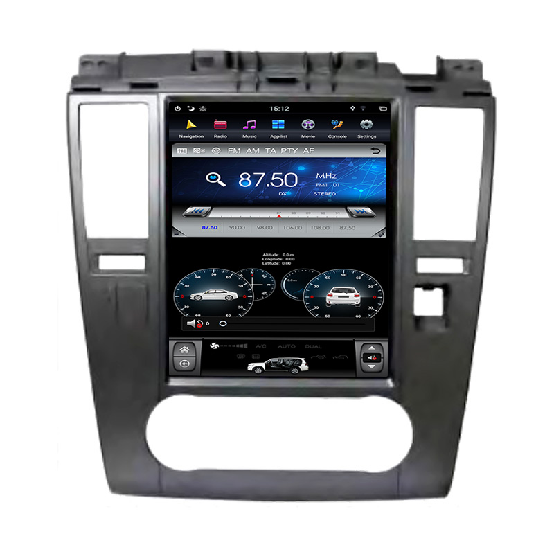 Nissan Tiida 2008 Tesla style 10.4 inch Android Car DVD Player 